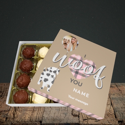 Picture of I Woof You, Valentine's Design, Choc 16