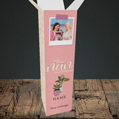 Picture of Lovely Nan, Mother's Day Design, Upright Bottle Box