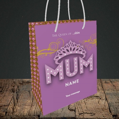 Picture of The Queen(Without Photo), Mother's Day Design, Small Portrait Gift Bag