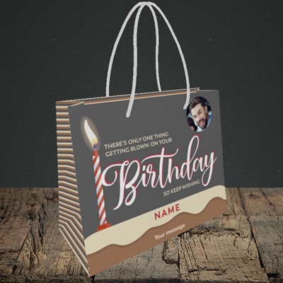 Picture of Wishing To Be Blown, Birthday Design, Small Landscape Gift Bag
