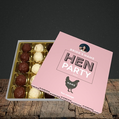Picture of Hen Party Party Party - Peachy Pink, Wedding Design, Choc 25
