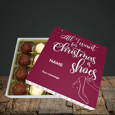 Picture of Christmas Shoes(Without Photo), Christmas Design, Choc 16