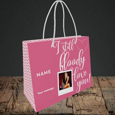Picture of I Still Bloody Love You, Anniversary Design, Small Landscape Gift Bag