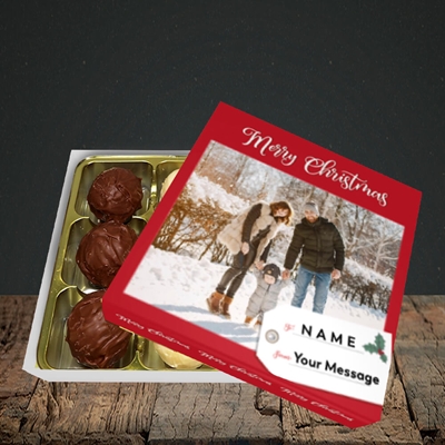 Picture of 1. A Merry Christmas, Large Photo, Christmas Design, Choc 9