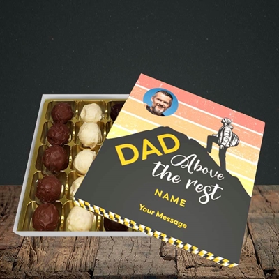 Picture of Dad Above The Rest, Father's Day Design, Choc 25