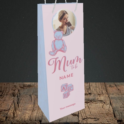 Picture of Mum To Be, Pregnancy Design, Bottle Bag