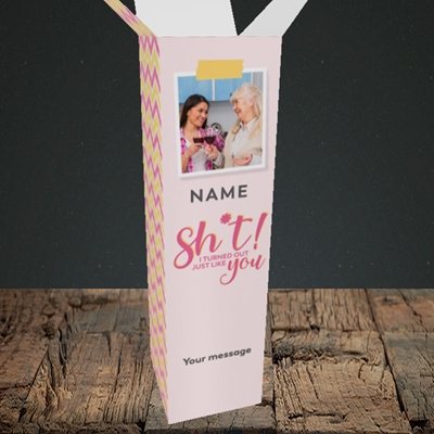 Picture of Just Like You!, Mother's Day Design, Upright Bottle Box