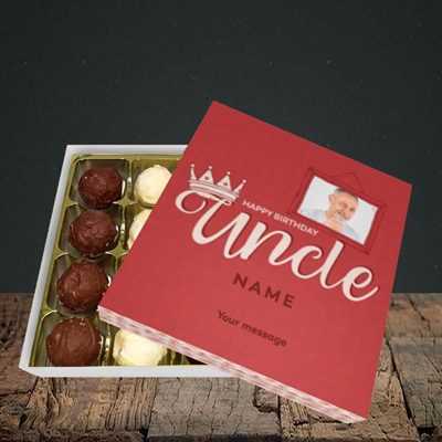 Picture of Uncle (Crown), Birthday Design, Choc 16