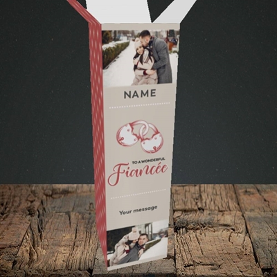 Picture of Wonderful Fiancée, Valentine's Design, Upright Bottle Box