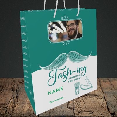Picture of Tash-ing, Christmas Design, Medium Portrait Gift Bag