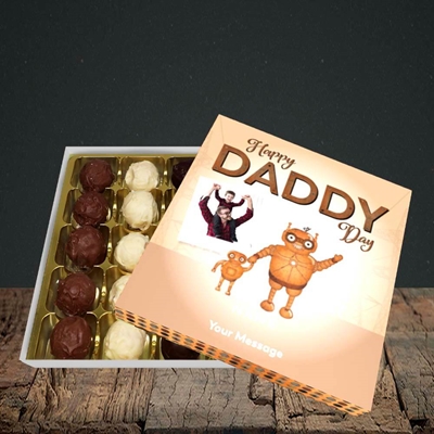 Picture of Daddy Robot, Father's Day Design, Choc 25