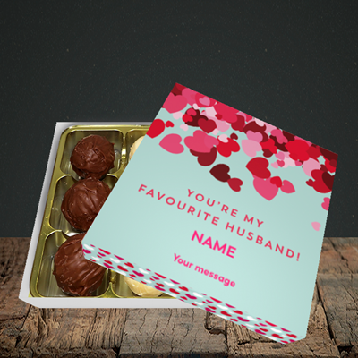 Picture of Favourite Husband(Without Photo), Valentine Design, Choc 9