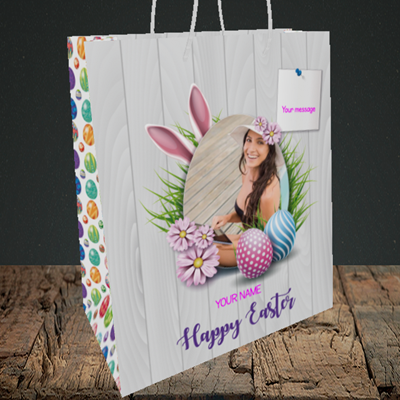 Picture of Grass, Easter Design, Medium Portrait Gift Bag