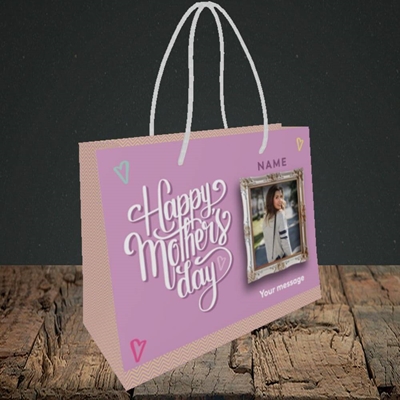 Picture of Happy Mother's Day, Mother's Day Design, Small Landscape Gift Bag