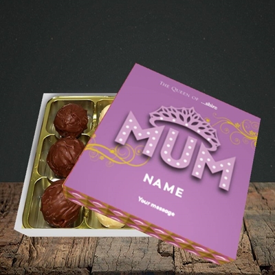 Picture of The Queen(Without Photo), Mother's Day Design, Choc 9