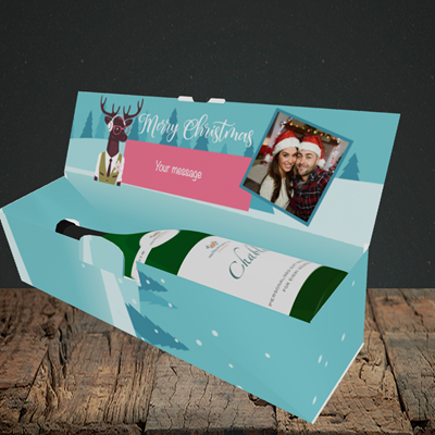 Picture of Countdown, Christmas Design, Lay-down Bottle Box