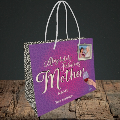 Picture of Absolutely Fabulous, Mother's Day Design, Small Landscape Gift Bag