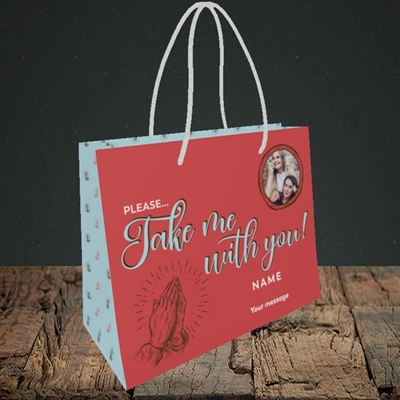 Picture of Take Me With You, Leaving Design, Small Landscape Gift Bag