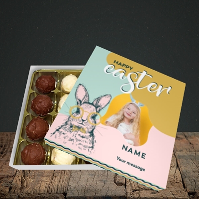 Picture of Bunny With Glasses, Easter Design, Choc 16