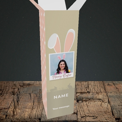 Picture of Hoppy Polaroid, Easter Design, Upright Bottle Box