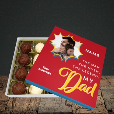 Picture of Man, Myth, Legend, Father's Day Design, Choc 16
