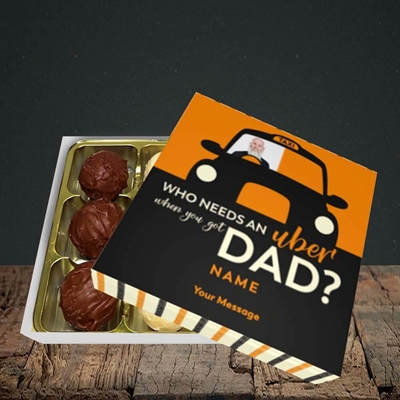 Picture of Uber Dad, Father's Day Design, Choc 9