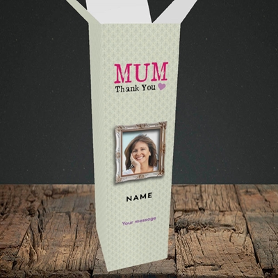 Picture of Mum, Thank you, Upright Bottle Box