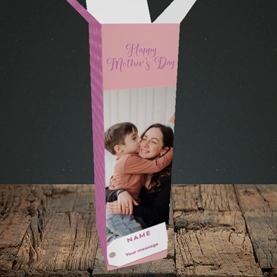 Picture of 1. Large Photo, Mother's Day Design, Upright Bottle Box