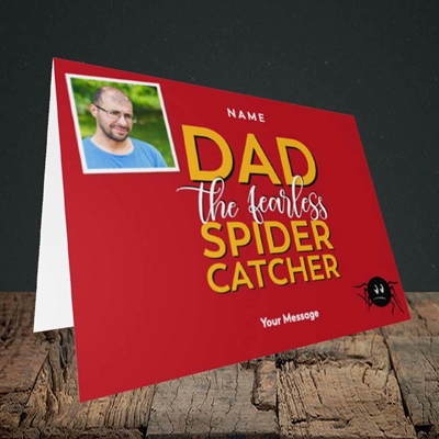 Picture of Spider Catcher, Father's Day Design, Landscape Greetings Card