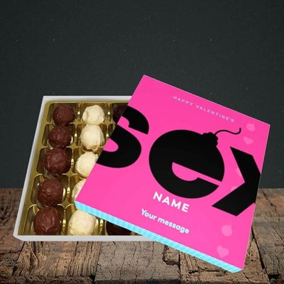 Picture of Sex Bomb - Pink(Without Photo), Valentine Design, Choc 25