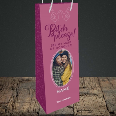 Picture of Bitch Please!, Wedding Design, Bottle Bag