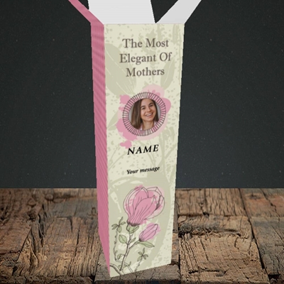 Picture of Elegant Mothers, Mother's Day Design, Upright Bottle Box