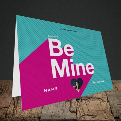 Picture of Always be Mine (type), Valentine's Design, Landscape Greetings Card