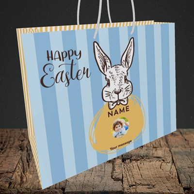 Picture of Bunny Of The Fells, Easter Design, Medium Landscape Gift Bag