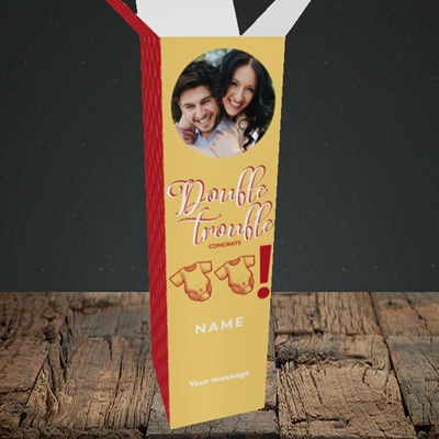 Picture of Double Trouble, New Baby Design, Upright Bottle Box