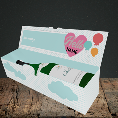 Picture of Elephant, New Baby Design, Lay-down Bottle Box
