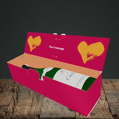 Picture of Love You Even When, (Without Photo) Valentine's Design, Lay-down Bottle Box