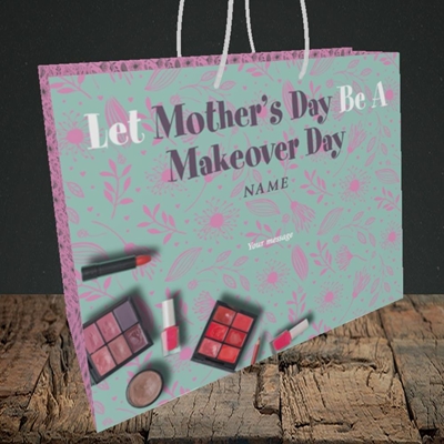 Picture of Makeover Day(No Photo), Mother's Day Design, Medium Landscape Gift Bag