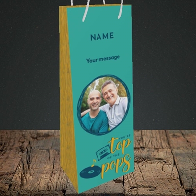 Picture of Top Of The Pops, Father's Day Design, Bottle Bag