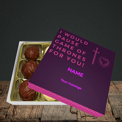Picture of Game Of Thrones, (Without Photo) Valentine Design, Choc 9