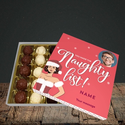 Picture of Naughty List, Christmas Design, Choc 25