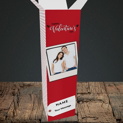 Picture of 2.A Valentine's Polaroid, Valentine's Design, Upright Bottle Box