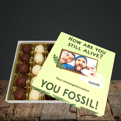Picture of Fossil, Birthday Design, Choc 25