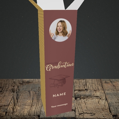 Picture of Your Graduation, Graduation Design, Upright Bottle Box