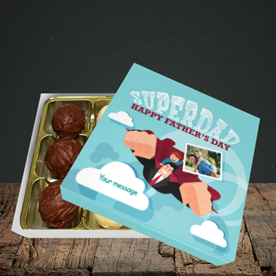 Picture of Superdad, Father's Day Design, Choc 9