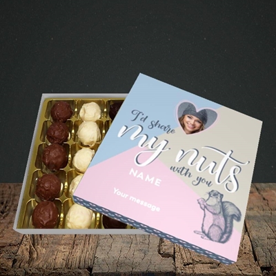 Picture of Share My Nuts, Valentine's Design, Choc 25