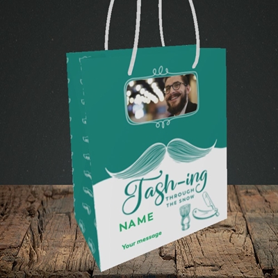 Picture of Tash-ing, Christmas Design, Small Portrait Gift Bag