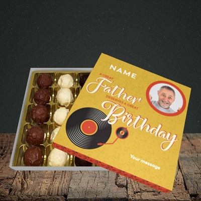 Picture of Great Father, Birthday Design, Choc 25