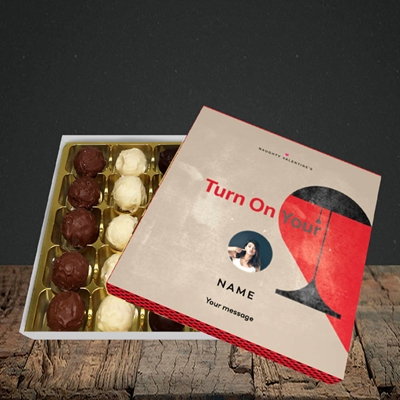 Picture of Turn On Your Red Light, Valentine Design, Choc 25