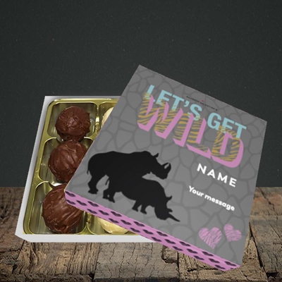 Picture of Let's Get Wild(Without Photo), Valentine's Design, Choc 9